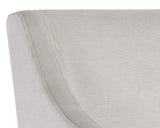 Zane Wheeled Lounge Chair, Prosecco - Furniture - Chairs - High Fashion Home