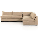 Grant 3 Piece Sectional, Heron Sand-Furniture - Sofas-High Fashion Home
