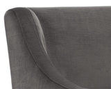Zane Wheeled Lounge Chair, Pebble - Furniture - Sunpan