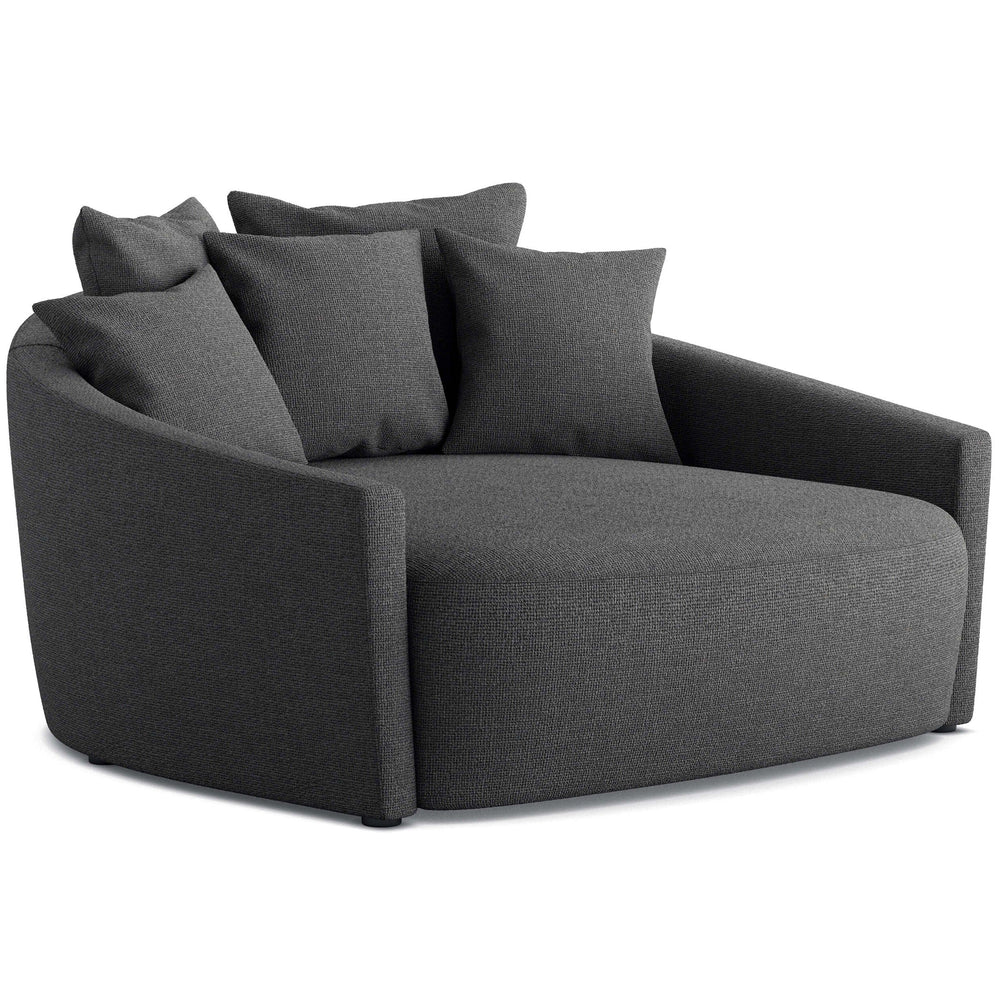 Chloe Media Lounger, Gibson Smoke
