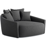 Chloe Media Lounger, Gibson Smoke
