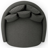 Chloe Media Lounger, Gibson Smoke