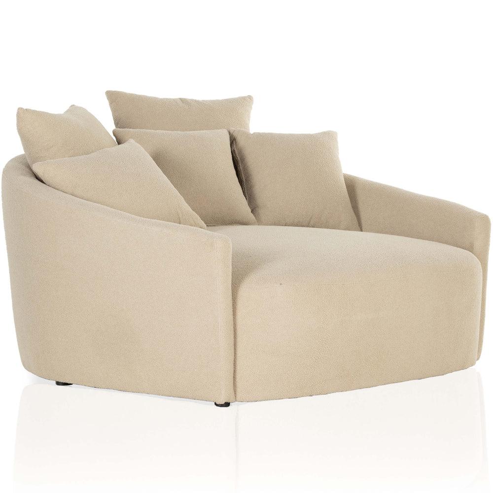Chloe Media Lounger, Socorro Taupe