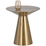 Carmel Side Table, Gold - Furniture - Accent Tables - High Fashion Home