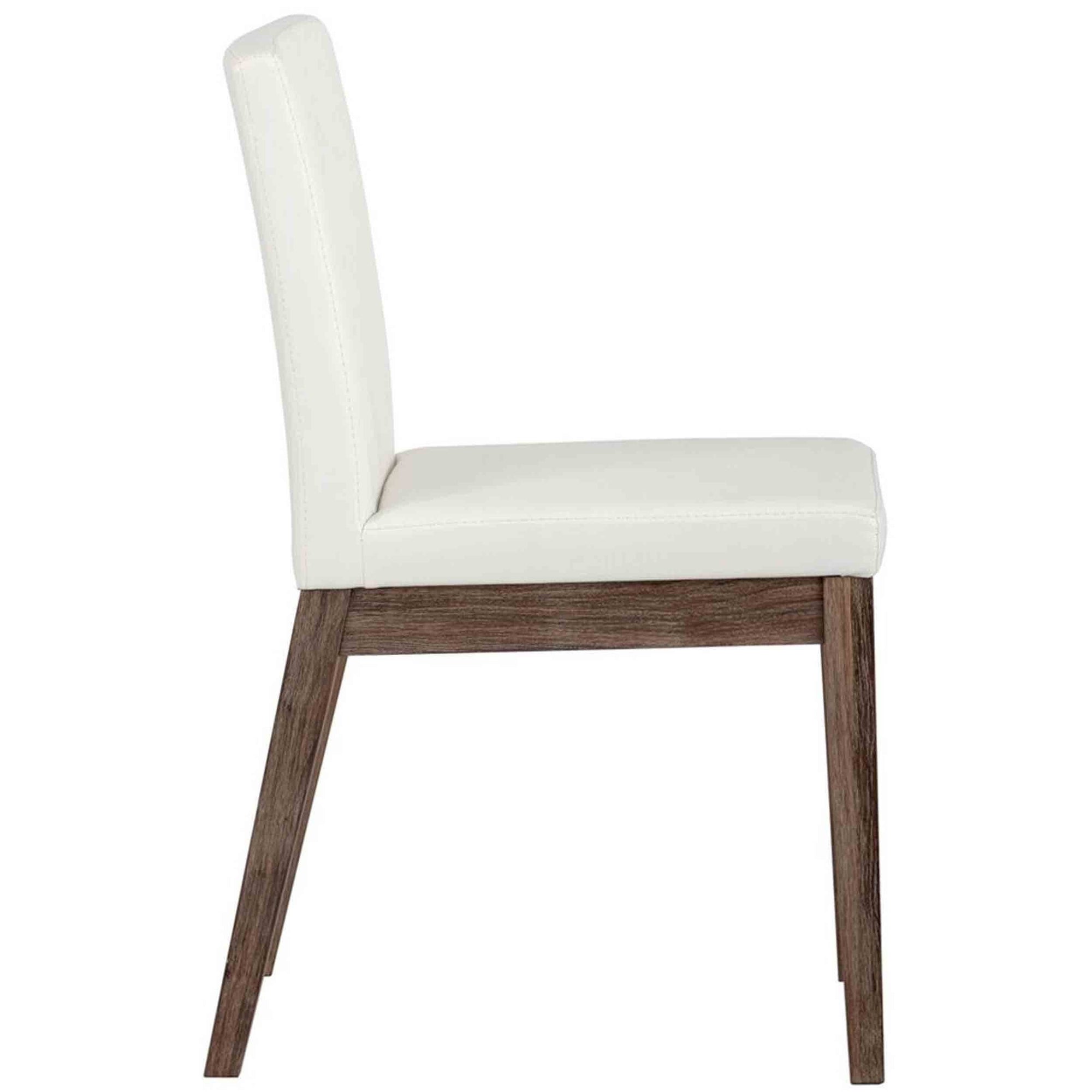 Branson Dining Chair White Set of 2 High Fashion Home