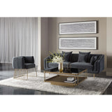 Gala Arm Chair, Shadow Grey