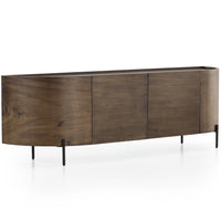 Lunas Media Console, Caramel Guanacaste-Furniture - Storage-High Fashion Home