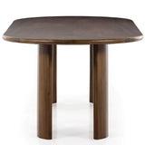 Lunas Oval Dining Table, Caramel Guanacaste-Furniture - Dining-High Fashion Home