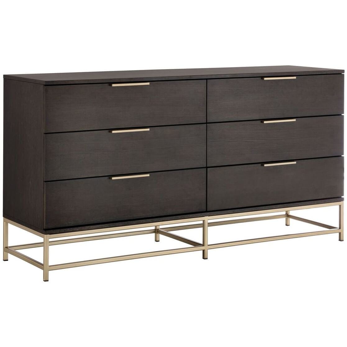 Rebel Dresser, Charcoal Grey High Fashion Home Rebel Dresser, Charcoal Grey High Fashion Home