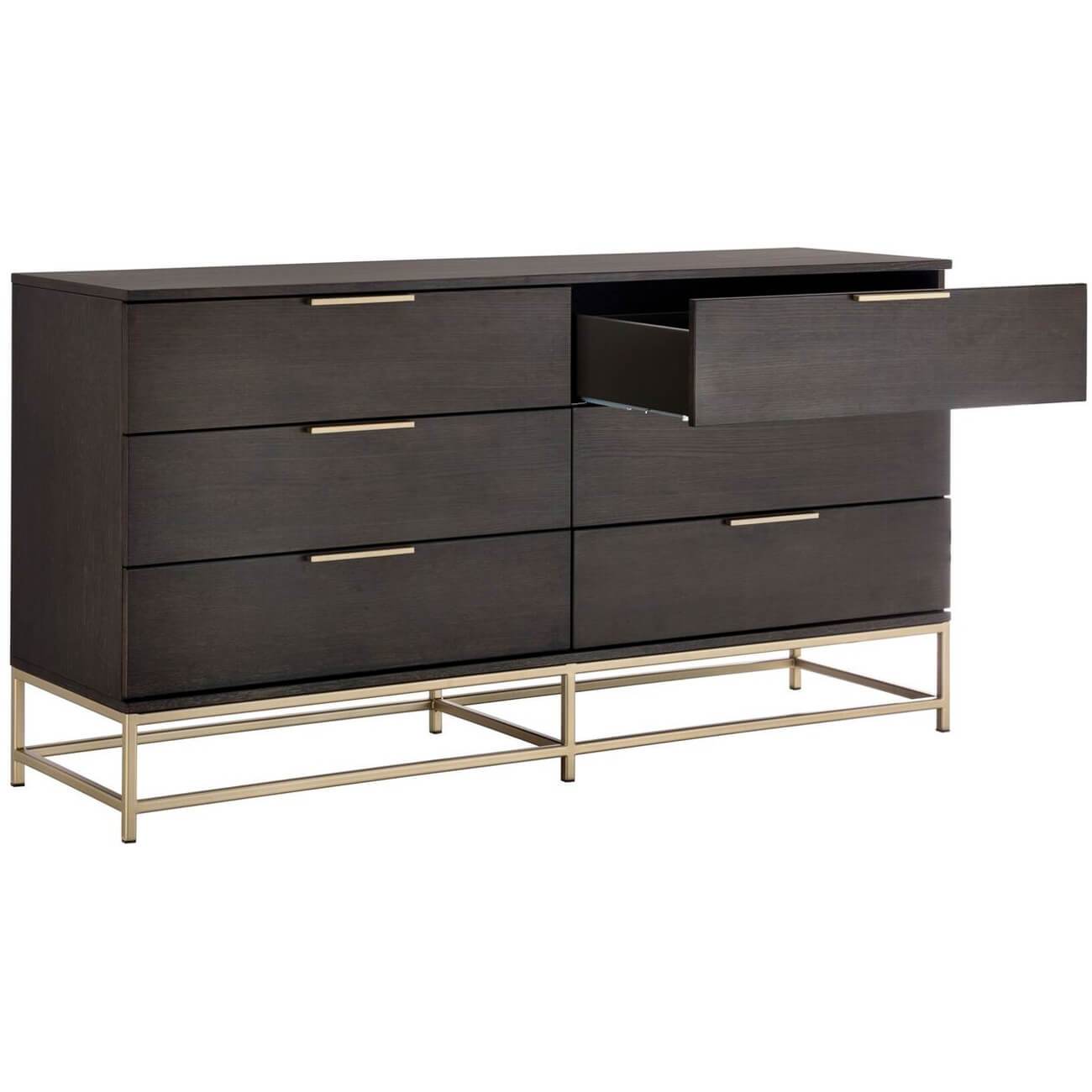 Rebel Dresser, Charcoal Grey High Fashion Home Rebel Dresser, Charcoal Grey High Fashion Home