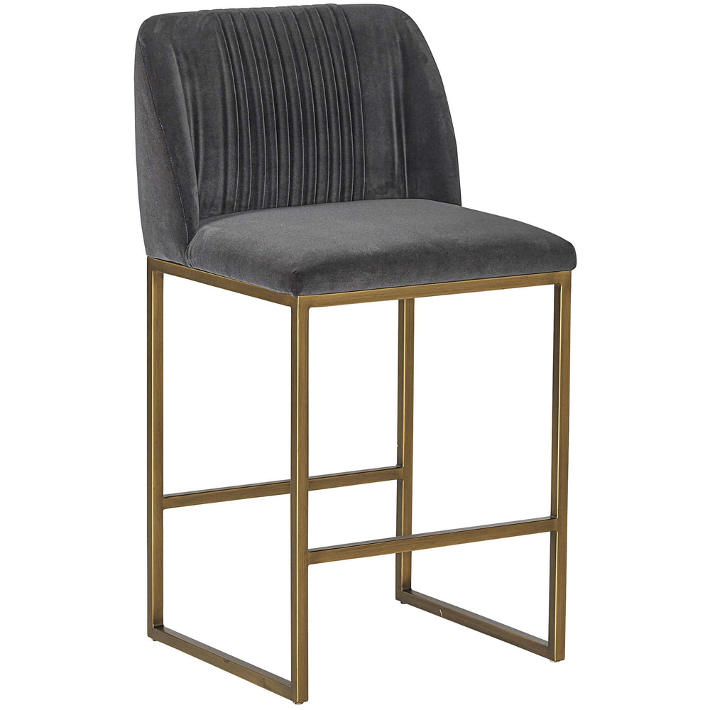 Nevin Counter Stool, Shadow Grey - Furniture - Dining - High Fashion Home