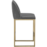 Nevin Counter Stool, Shadow Grey - Furniture - Dining - High Fashion Home