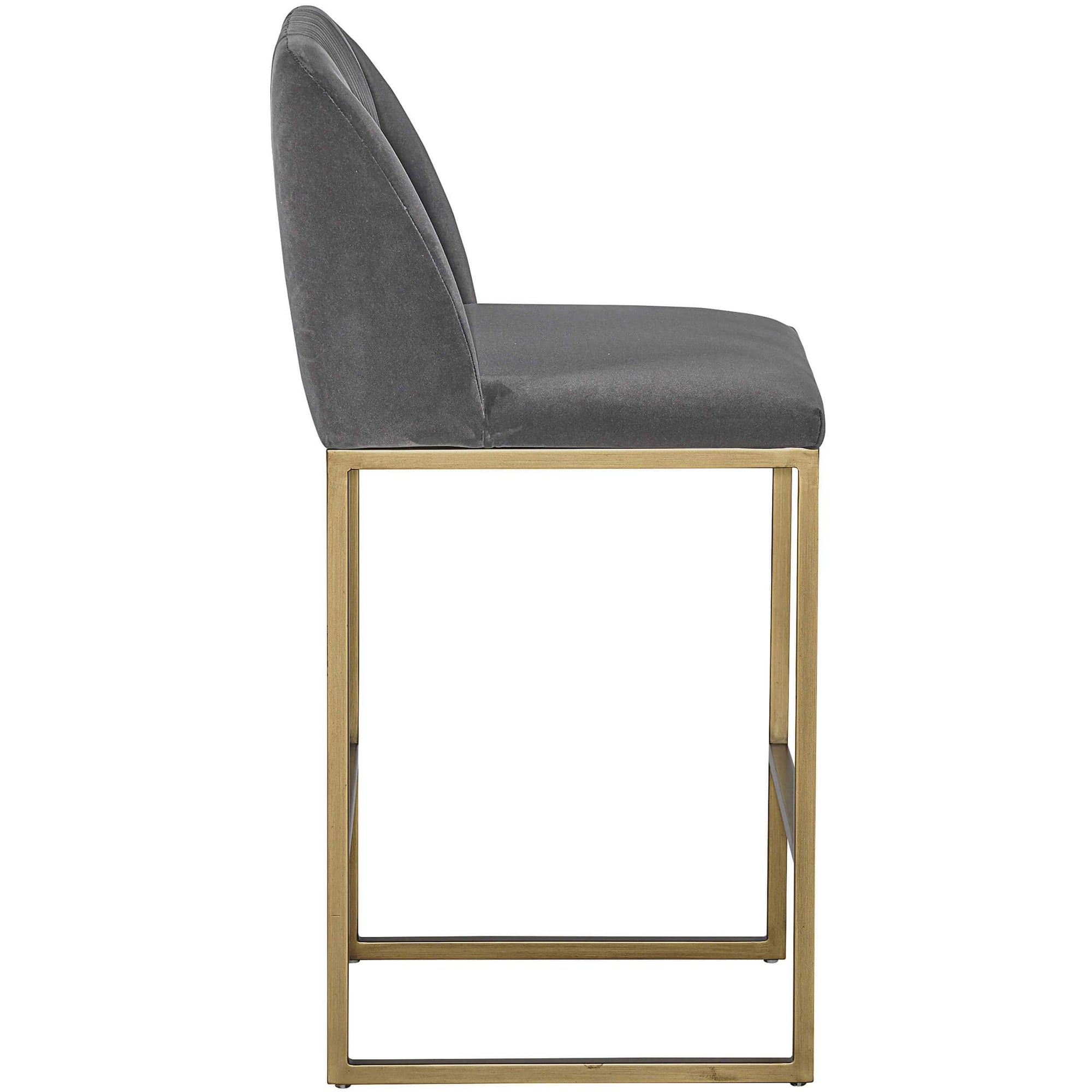 Counter Stools Shadow Nevin Bar & Counter Stool, Shadow Grey – High Fashion Home