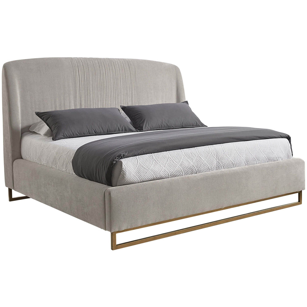 Nevin Bed, Polo Club Stone - Modern Furniture - Beds - High Fashion Home