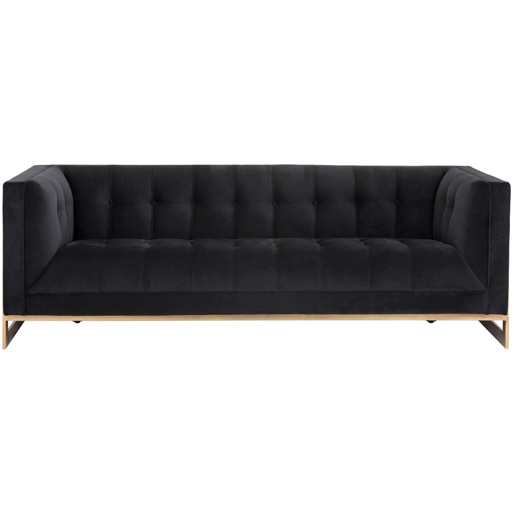 Ekon Sofa, Abbington Black - Modern Furniture - Sofas - High Fashion Home