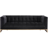 Ekon Sofa, Abbington Black - Modern Furniture - Sofas - High Fashion Home