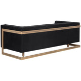 Ekon Sofa, Abbington Black - Modern Furniture - Sofas - High Fashion Home