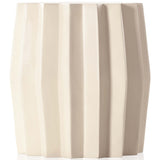 Gem Outdoor End Table, Parchment White by Four Hands