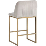 Nevin Counter Stool, Polo Club Muslin - Furniture - Dining - High Fashion Home