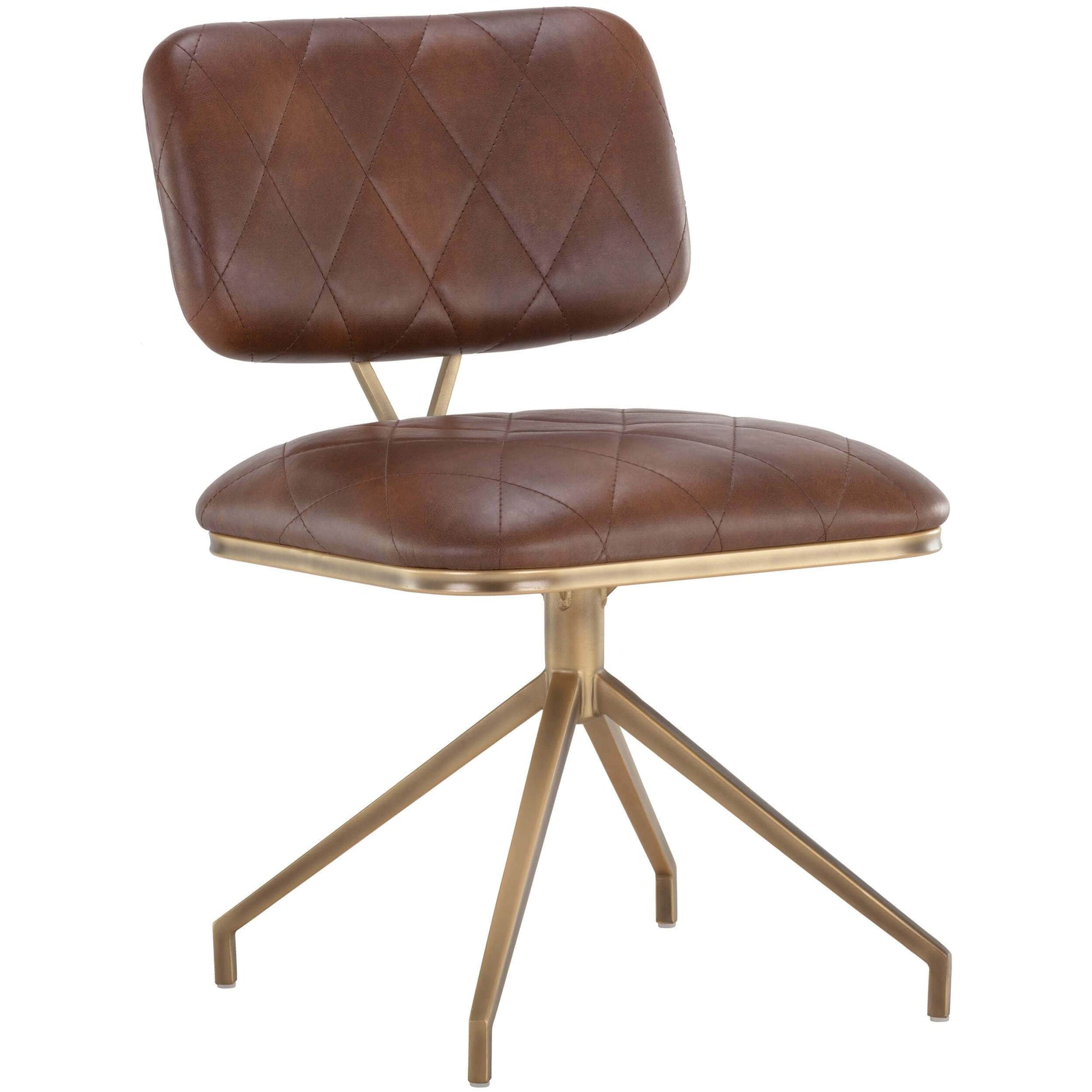 Office best sale chair cognac