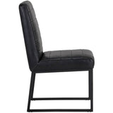 Spyros Dining Chair, Coal Black - Furniture - Dining - High Fashion Home