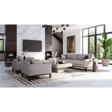 Deimos Large Chandelier, Smoke Grey
