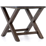 Elyse Ottoman, Durango Smoke-Furniture - Accent Tables-High Fashion Home