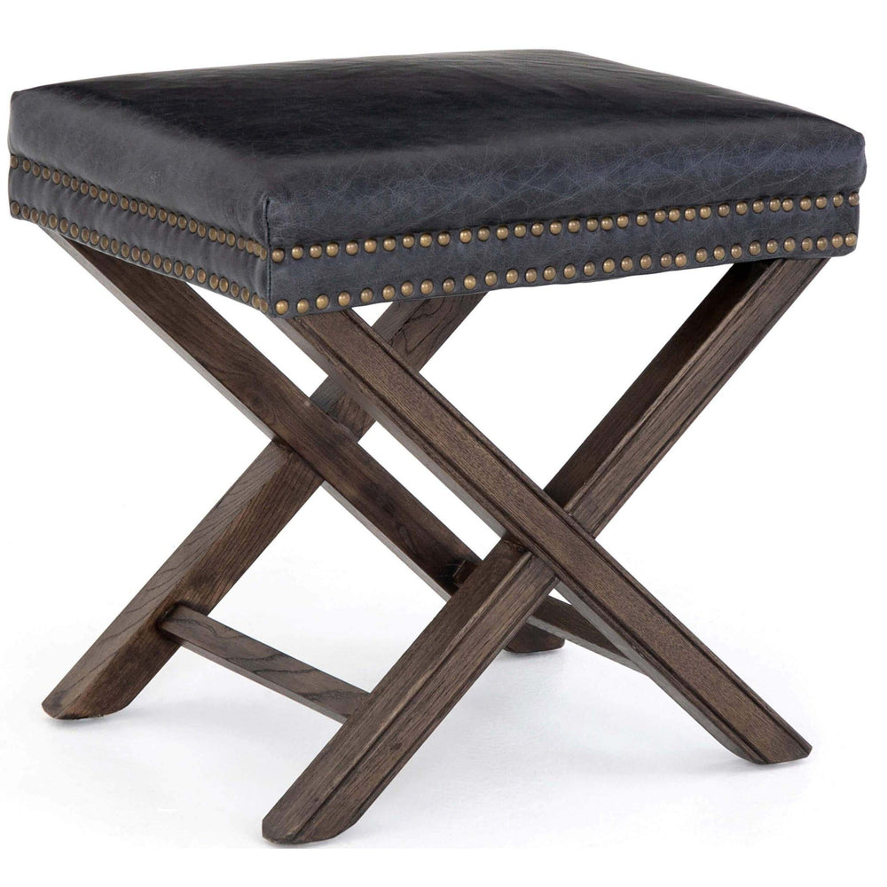 Elyse Ottoman, Durango Smoke-Furniture - Accent Tables-High Fashion Home