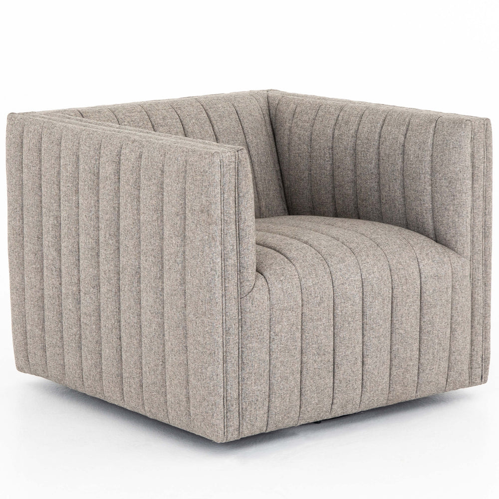 Augustine Swivel Chair, Orly Natural-Furniture - Chairs-High Fashion Home