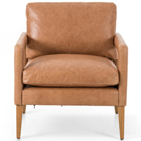Olson Leather Chair, Sonoma Butterscotch-Furniture - Chairs-High Fashion Home