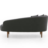 Luna LAF Chaise, Fiqa Boucle Charcoal by Four Hands