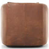 Topanga Leather Swivel Chair, Heirloom Sienna-Furniture - Chairs-High Fashion Home