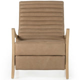 Chance Leather Recliner, Palermo Nude-Furniture - Chairs-High Fashion Home