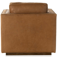 Kiera Leather Swivel Chair, Palermo Cognac