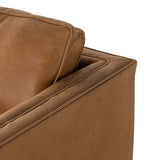 Kiera Leather Swivel Chair, Palermo Cognac by Four Hands