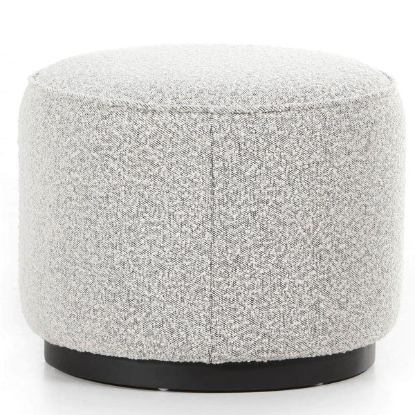 Square Ottoman with Lift Off Top - Gray Faux Leather