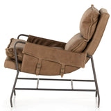 Taryn Leather Chair, Palermo Drift-Furniture - Chairs-High Fashion Home