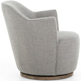 Aurora Swivel Chair, Gibson Silver-Furniture - Chairs-High Fashion Home