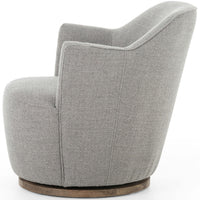 Aurora Swivel Chair, Gibson Silver-Furniture - Chairs-High Fashion Home