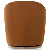 Aurora Swivel Chair, Patton Burnish-Furniture - Chairs-High Fashion Home