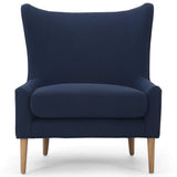 Marlow Wing Chair, Copenhagen Indigo-Furniture - Chairs-High Fashion Home