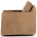 Banks Leather Swivel Chair, Palermo Drift-Furniture - Chairs-High Fashion Home