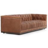 Maxx Leather Sofa, Heirloom Sienna-High Fashion Home