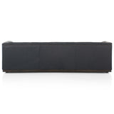 Maxx Leather 95" Sofa, Heirloom Black-Furniture - Sofas-High Fashion Home