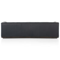 Maxx Leather 95" Sofa, Heirloom Black-Furniture - Sofas-High Fashion Home