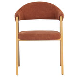 Burgos Arm Chair, Belfast Rust, Set of 2-Furniture - Dining-High Fashion Home