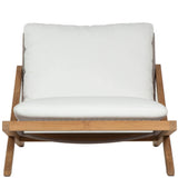 Bari Lounge Chair, Natural Regency White-Furniture - Chairs-High Fashion Home