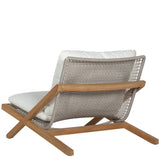 Bari Lounge Chair, Natural Regency White-Furniture - Chairs-High Fashion Home