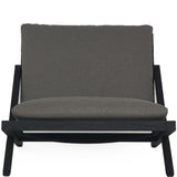Bari Lounge Chair, Charcoal Gracebay Grey-Furniture - Chairs-High Fashion Home
