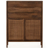 Sydney Tall Dresser, Brown Wash-High Fashion Home